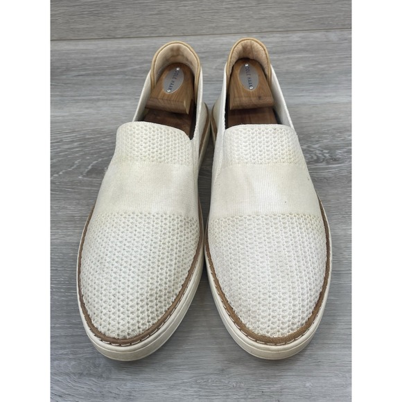 Ugg Women's Sneaker White Woven Mesh 11 Slip On Work Comfort Lightweight Shoes - Picture 2 of 11